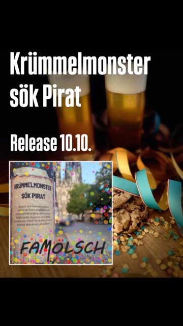 KRÜMMELMONSTER SÖK PIRAT - 10.10.2025

Wir freuen uns wie jeck auf den Release!

#famoelsch #kölschemusik #kölschetön #familymusic #kölscheband #famölsch #neuersong #session2025_26 #kölnerkarneval #karnevalinköln #krümmelmonstersökpirat