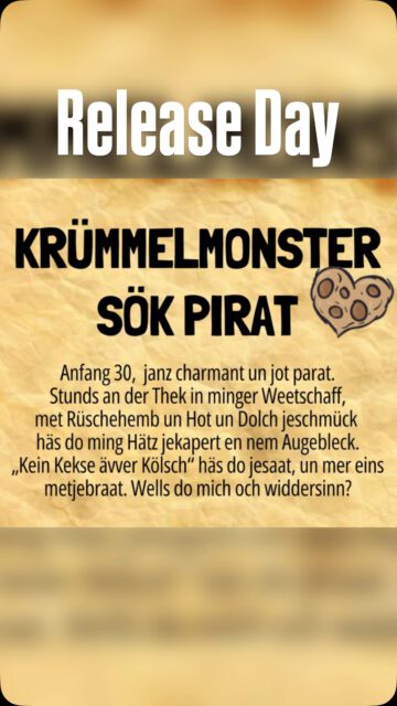 🍪🏴‍☠️ KRÜMMELMONSTER SÖK PIRAT 🍪🏴‍☠️
Da isser 🥳 Ab sofort könnt ihr unseren aktuellen Sessionstitel auf allen Portalen anhören, streamen, herunterladen. 🎶🤘 Link in der Bio 🔝

Wir sind unfassbar happy euch heute 🍪Krümmelmonster sök Pirat 🏴‍☠️ vorstellen zu können. Wir glauben nicht an Zufälle, weder im Karneval noch sonst. Es ist einfach ein unglaubliches Geschenk, wenn aus Begegnungen echte Bereicherungen für das Leben entstehen. 🫶🏻

Für uns ist dieser Song ein absoluter Grund DANKE zu sagen an alle, die uns auf dieser verrückten Reise unserer Band begleiten, ganz besonders für den Support bei der Produktion und beim Mixing: 🎛️ @mawe.11 und alle, die uns beim Recording und Mastering unterstützt haben. 🥰

#famoelsch #Famölsch #kölschemusik #kölschetön #familymusic #kölscheband #neuersong #release #releaseday #köln #kölle #karneval #session #krümmelmonstersökpirat #kölschstattkekse #zweisamstatteinsam