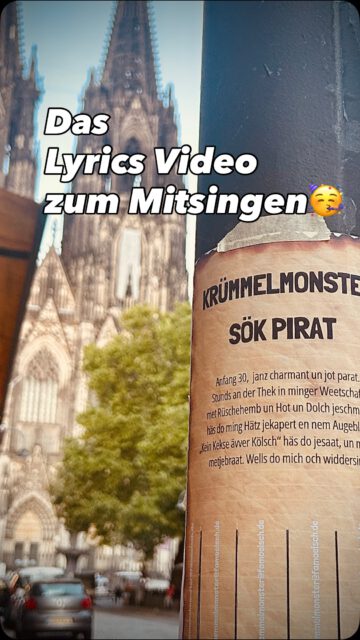 Dä - Krümmelmonster sök Pirat- das Lyricvideo für euch zum Mitsingen! Ab sofort auch auf https://youtube.com/@famoelsch? 🎶🎉Viel Spaß 🥳🥰

#famoelsch #kölschemusik #kölscheband #fastelovendinkölle #krümmelmonstersökpirat