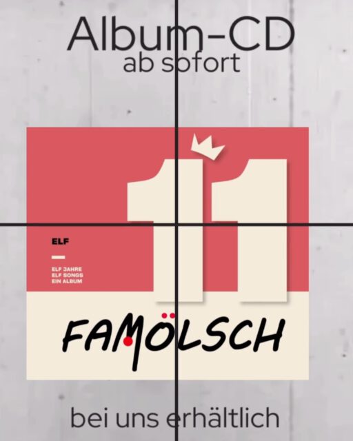 Unser Album ELF ab sofort und nur auf CD erhältlich! Per PN oder Mail an info@famoelsch.de

#kölscheband #kölschemusik #albumrelease #famölsch #familymusic