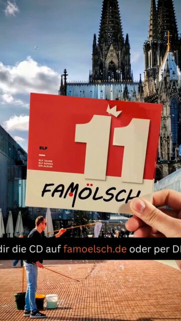 ELF - unser Album ist jetzt als CD erhältlich.
Mit dabei sind zwei bisher unveröffentlichten Songs! 
Sichert euch ein Album über www.famoelsch.de oder schreibt eine DM 

#kölschemusik #famoelsch #elf