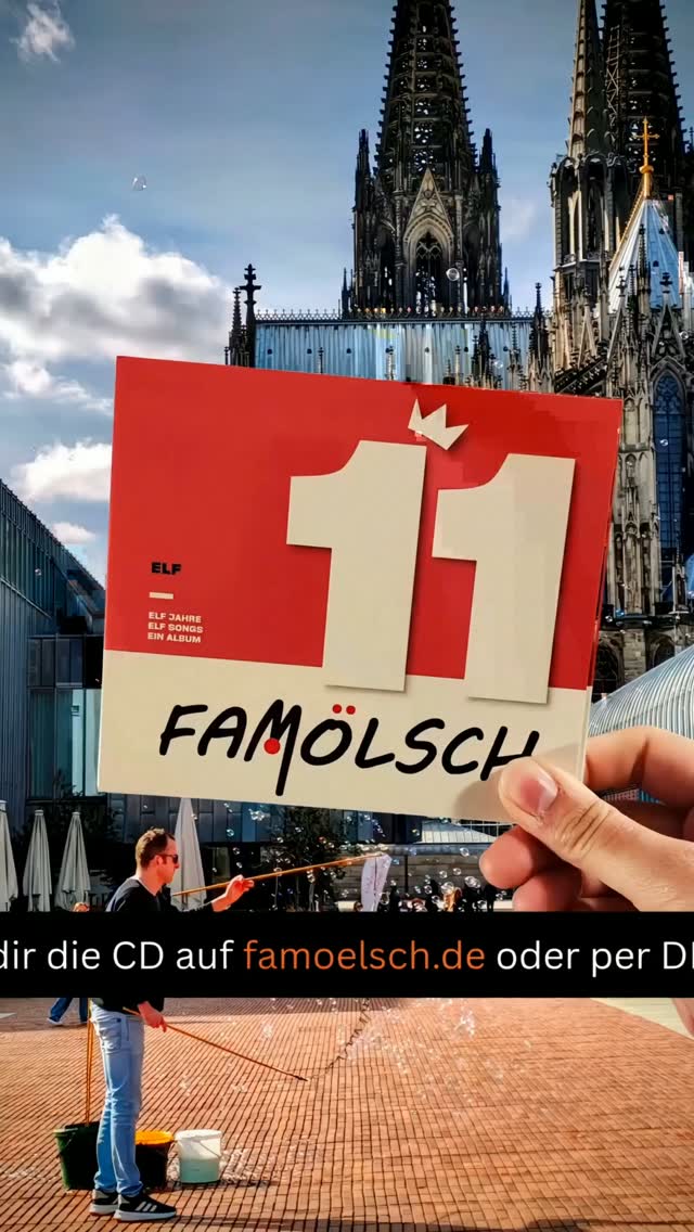 ELF - unser Album ist jetzt als CD erhältlich.
Mit dabei sind zwei bisher unveröffentlichten Songs! 
Sichert euch ein Album über www.famoelsch.de oder schreibt eine DM 

#kölschemusik #famoelsch #elf
