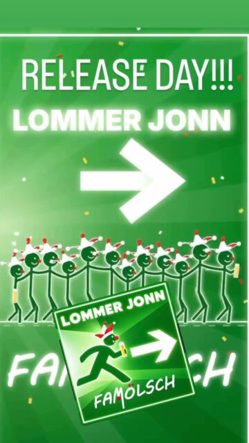 Da isser!!! 🤩 LOMMER JONN ist draußen und ab sofort überall verfügbar! 🚶🏻‍♂️🚶‍♀️🚶 Los geht’s - hört und streamt fleißig! Schreibt uns doch wie euch LOMMER JONN gefällt in die Kommentare 🎶⬇️

🎛️ Mix & Master @bigandi_musikproduzent 

#famölsch #kölscheband #kölschemusik #releaseday #lommerjonn